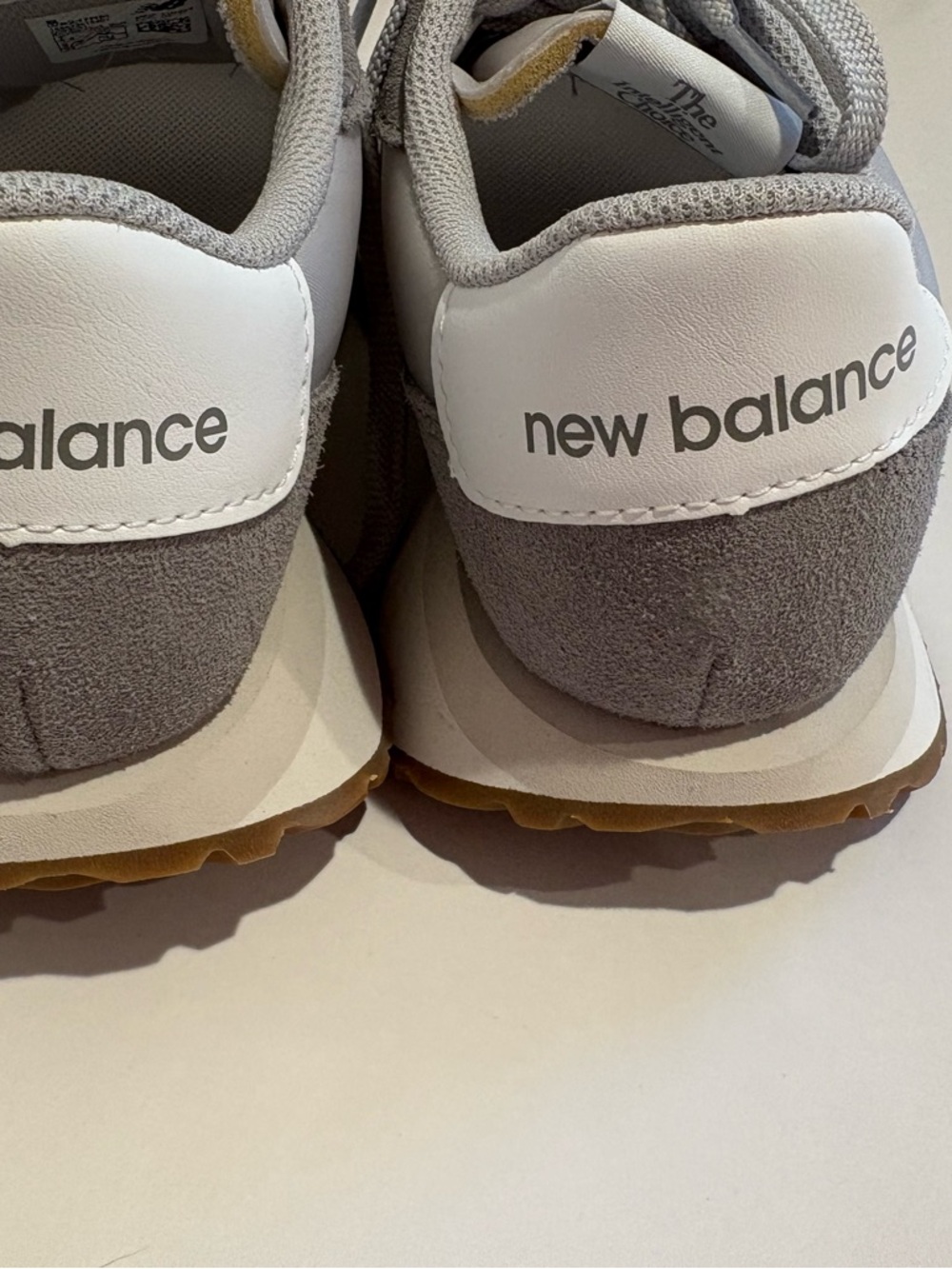 New Balance 237 women’s 7 grey white gum sole retro running y2k dad shoe - Picture 3 of 6